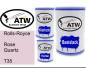 Preview: Rolls-Royce, Rose Quartz, T35: 500ml Lackdose + 500ml Klarlack + 250ml Härter - Set, von ATW Autoteile West.